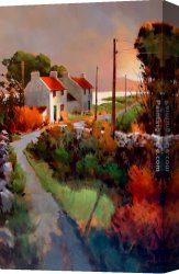 Michael O'toole Canvas Paintings - Light of Donegal by Michael O'Toole