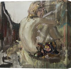 Pavlov Canvas Paintings - Daemon by Misti Pavlov