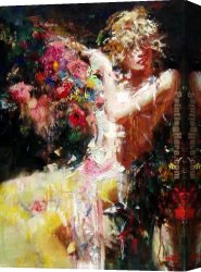 Pavlov Canvas Paintings - In the Morning Sunlight by Misti Pavlov