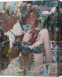 Pavlov Canvas Paintings - Two by Misti Pavlov