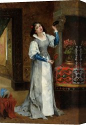 Preparing for The Costume Ball Canvas Paintings - Before The Masked Ball by Noel Saunier