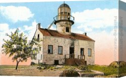 Match Point Canvas Paintings - Cabrillo Lighthouse, Point Loma, San Diego, California by Norman Parkinson