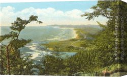 Spanish Town Canvas Paintings - Coastal Towns, Oregon Coast Highway by Norman Parkinson