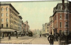 North Star Canvas Paintings - Fayetteville Street, Raleigh, North Carolina by Norman Parkinson