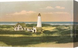Match Point Canvas Paintings - Great Point Lighthouse, Nantucket, Massachusetts by Norman Parkinson