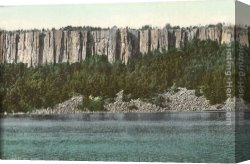 Sunny Morning on The Hudson River Canvas Paintings - Palisades, Hudson River by Norman Parkinson