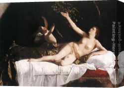 Danae Canvas Paintings - Danae by Orazio Gentleschi