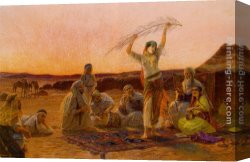 Otto Canvas Paintings - The Dance by Otto Pilny