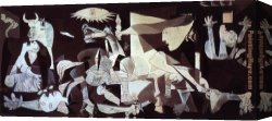 Picasso Canvas Paintings - Guernica by Pablo Picasso