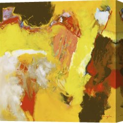 Magi Canvas Paintings - Diptych I by Pascal Magis