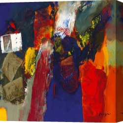 Magi Canvas Paintings - Variations Abstraites XVI by Pascal Magis