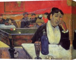Night Canvas Paintings - Night Cafe at Arles by Paul Gauguin