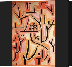 Central Park Canvas Paintings - Park bei Luzern by Paul Klee