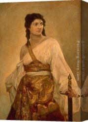 Peel Canvas Paintings - Judith by Paul Peel