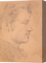 Peel Canvas Paintings - Portrait of Paul Peel by Paul Peel