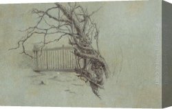 Peel Canvas Paintings - Sketchbook by Paul Peel