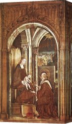 The Adoration of The Magi Canvas Paintings - Adoration of the Magi by Pedro Berruguete