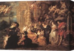 The Denying of Peter Canvas Paintings - Garden of Love by Peter Paul Rubens