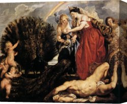 The Denying of Peter Canvas Paintings - juno and argus by Peter Paul Rubens