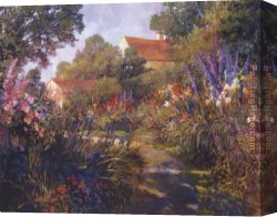 Philip Canvas Paintings - Annapolis Garden by Philip Craig