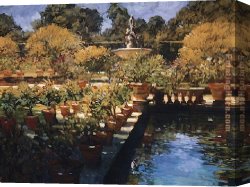 Philip Canvas Paintings - Boboli Gardens - Florence by Philip Craig