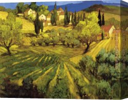 Philip Canvas Paintings - Mount Ventoux by Philip Craig