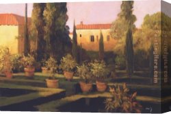 Philip Canvas Paintings - Verona Garden by Philip Craig