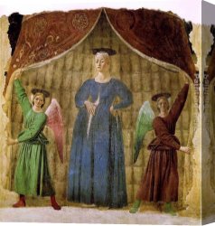 Della Canvas Paintings - Madonna del parto by Piero della Francesca