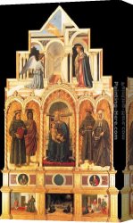 Della Canvas Paintings - Polyptych of St Anthony by Piero della Francesca