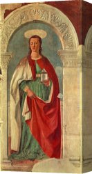 Della Canvas Paintings - Saint Mary Magdalen by Piero della Francesca