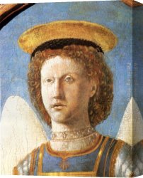 Piero Canvas Paintings - St. Michael by Piero della Francesca