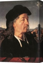 Piero Canvas Paintings - Giuliano da San Gallo by Piero di Cosimo