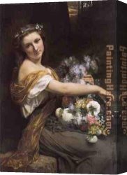 Pierre-auguste Cot Canvas Paintings - Dionysia by Pierre-Auguste Cot