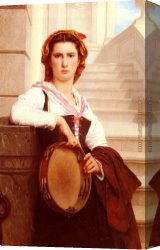 Bohemian Canvas Paintings - The Bohemian by Pierre-Auguste Cot