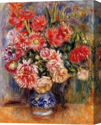 Renoir Canvas Paintings - Bouquet by Pierre Auguste Renoir