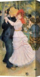 Renoir Canvas Paintings - Dance at Bougival by Pierre Auguste Renoir