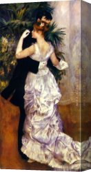Renoir Canvas Paintings - Dance in the City by Pierre Auguste Renoir