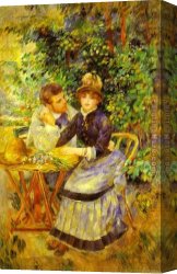 Renoir Canvas Paintings - In the Garden. (Dans le jardin) by Pierre Auguste Renoir