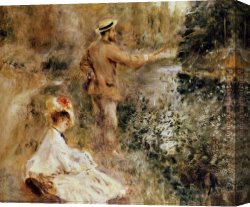 Valencian Fisherman Canvas Paintings - The Fisherman by Pierre Auguste Renoir
