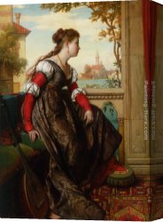 Distant Thoughts Canvas Paintings - Distant Thoughts by Pierre Jan van der Ouderaa