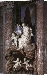 Tomb Canvas Paintings - Tomb of Maria Clementina Sobieski by Pietro Bracci