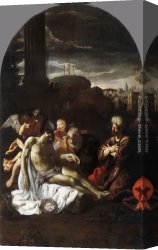 Pietro Canvas Paintings - Piet&agrave; by Pietro da Cortona