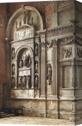 Pietro Canvas Paintings - Monument of Pietro Mocenigo by Pietro Lombardo