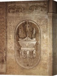 Pietro Canvas Paintings - Monument to Jacopo Marcello by Pietro Lombardo