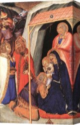 The Adoration of The Magi Canvas Paintings - Adoration of the Magi by Pietro Lorenzetti
