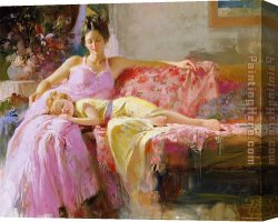 Heart Canvas Paintings - A Place In My Heart by Pino