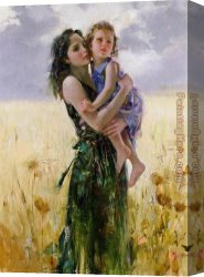 Salisbury Close Canvas Paintings - close to my heart by Pino