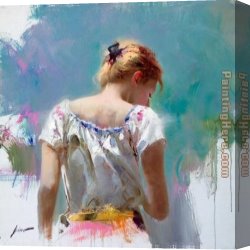 Delicate Canvas Paintings - DELICATE by Pino