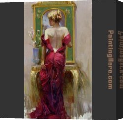 Pino Canvas Paintings - Elegant Seduction by Pino