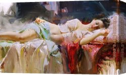 A Russian Beauty Canvas Paintings - Everlasting Beauty by Pino
